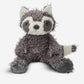 dark grey children's plush raccoon made by Bunnies by the Bay