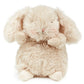 soft furry light brown plush bunny made by Bunnies by the Bay