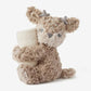 Elegant baby fawn plush with small security blanket