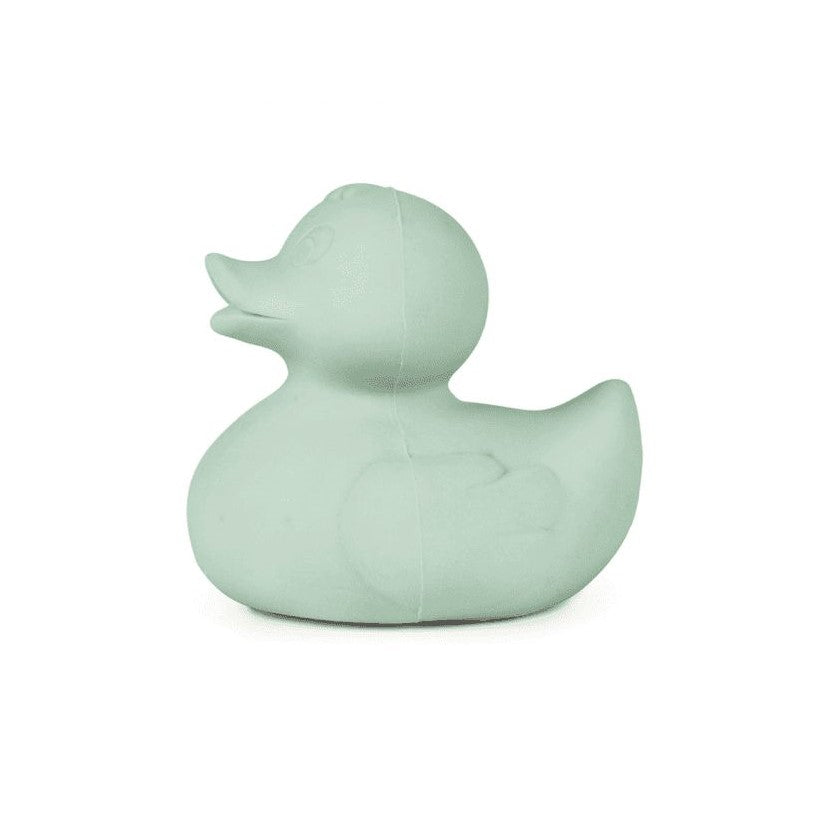 organic mint rubber duck bath toy