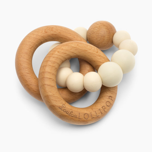 Loulou Lollipop silicone cream bubble teether 